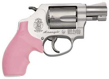 Smith & Wesson 637 Airweight 38 Special 1.875" Barrel 5 Round Pink Synthetic Grip Stainless Steel Revolver 150467
